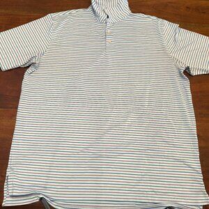 Light Blue Peter Millar Men's Summer Comfort Performance Polo